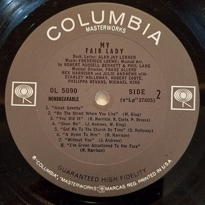 Rex Harrison, Julie Andrews : My Fair Lady (LP, Mono, RE)