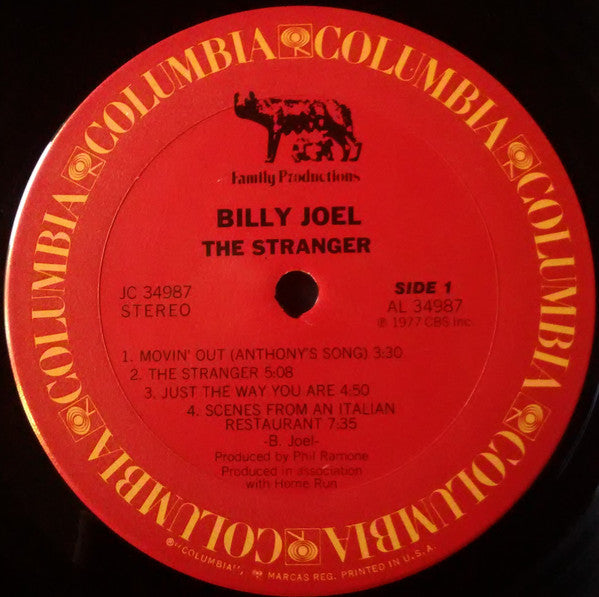 Billy Joel : The Stranger (LP, Album)
