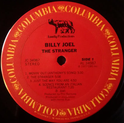 Billy Joel : The Stranger (LP, Album)
