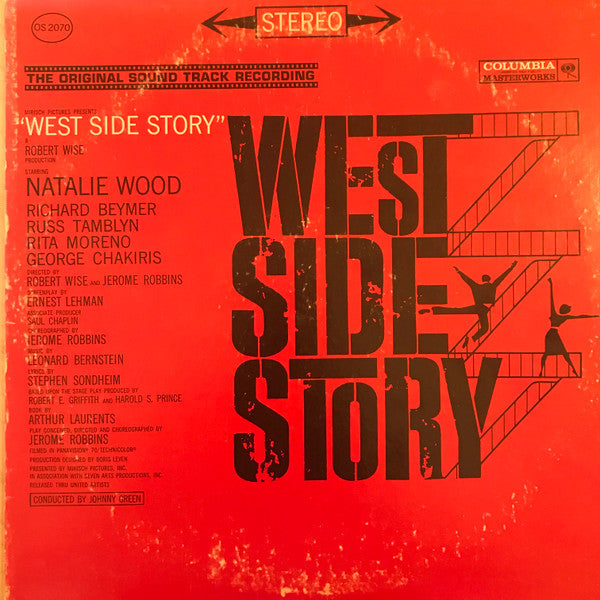 Leonard Bernstein : West Side Story (The Original Sound Track Recording) (LP, Album, RE, San)