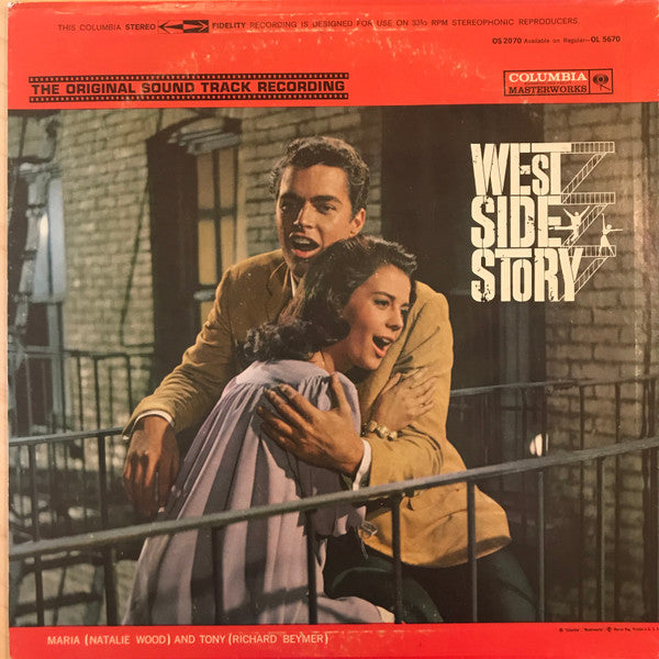 Leonard Bernstein : West Side Story (The Original Sound Track Recording) (LP, Album, RE, San)