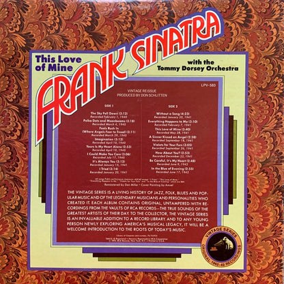 Frank Sinatra With The Tommy Dorsey Orchestra* : This Love Of Mine (LP, Comp, Hol)
