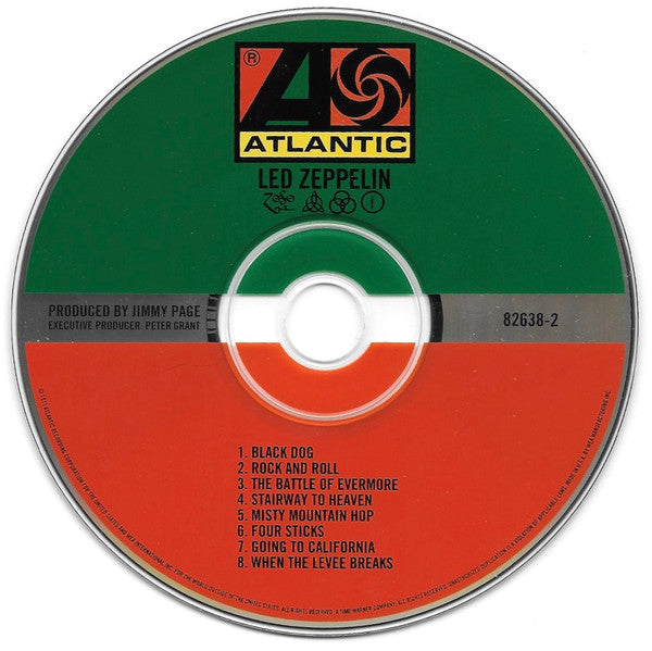 Led Zeppelin : Untitled (CD, Album, RE, RM, ARC)