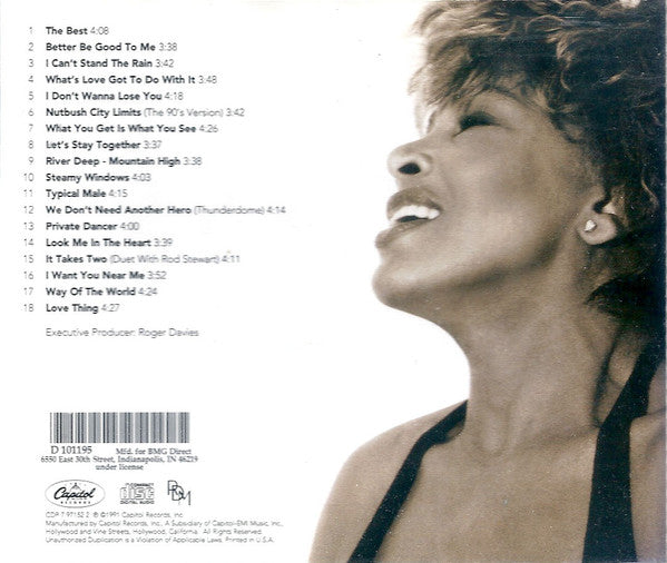 Tina Turner : Simply The Best (CD, Comp, Club, RE, D 1)