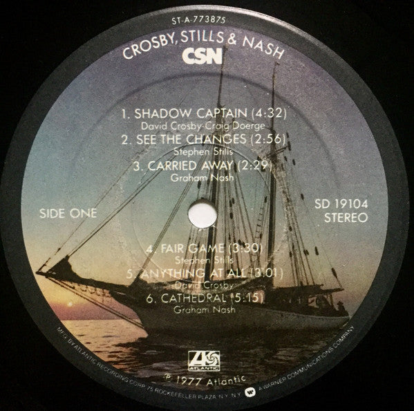Crosby, Stills & Nash : CSN (LP, Album, Pre)