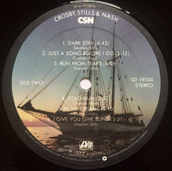 Crosby, Stills & Nash : CSN (LP, Album, Pre)