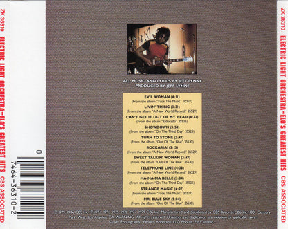 Electric Light Orchestra : ELO's Greatest Hits (CD, Comp, RE, RP, Pit)