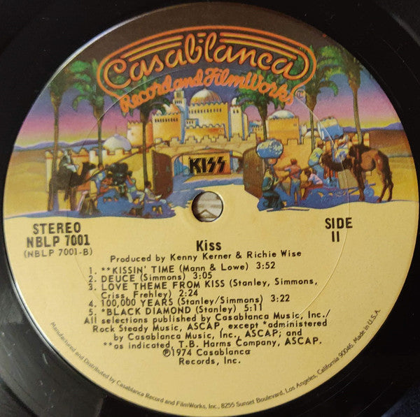 Kiss : Kiss (LP, Album, RE, Pit)