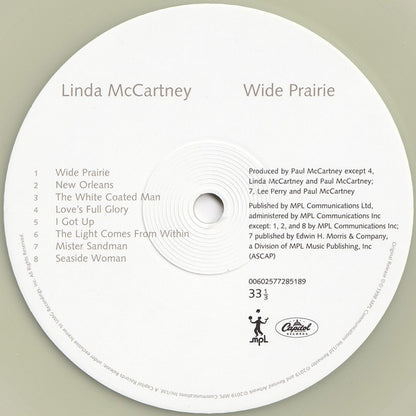 Linda McCartney : Wide Prairie (LP, Album, Ltd, RM, Mil)