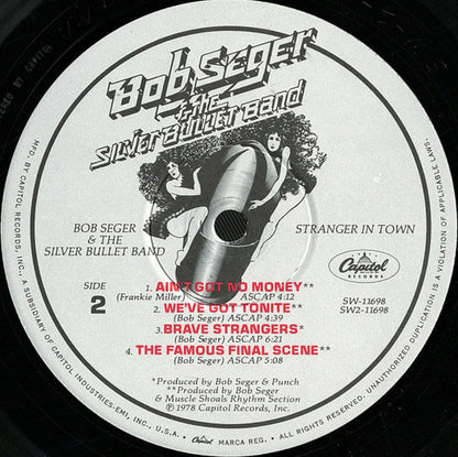 Bob Seger & The Silver Bullet Band* : Stranger In Town (LP, Album, Win)