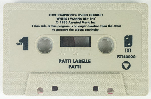 Patti Labelle : Patti (Cass, Album)
