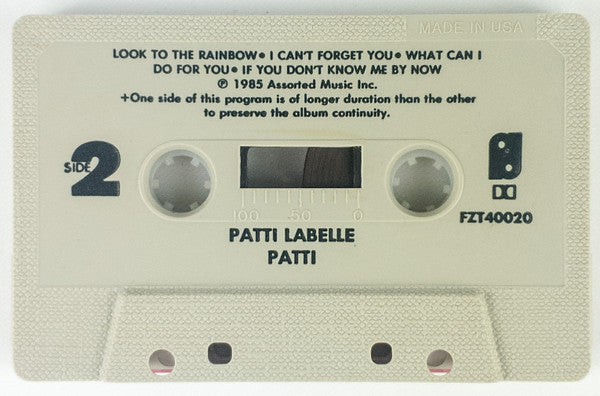 Patti Labelle : Patti (Cass, Album)