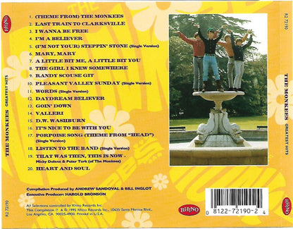 The Monkees : Greatest Hits (CD, Comp, RM, RP, Cin)