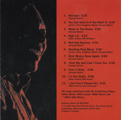 George "Wild Child" Butler* : Stranger (CD, Album)