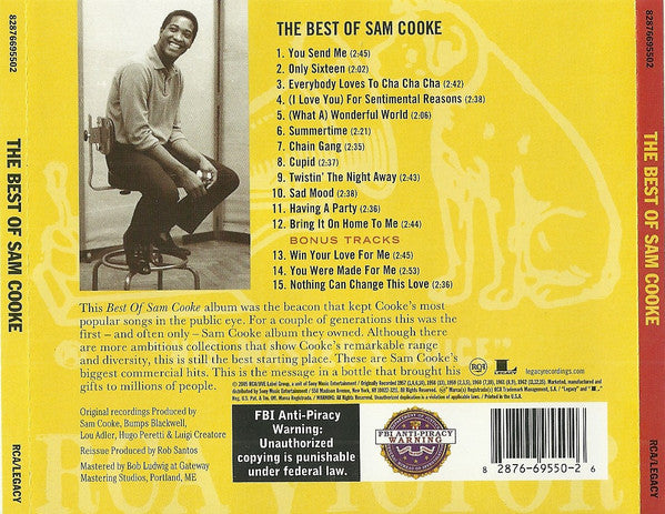 Sam Cooke : The Best Of Sam Cooke (CD, Comp, RE)