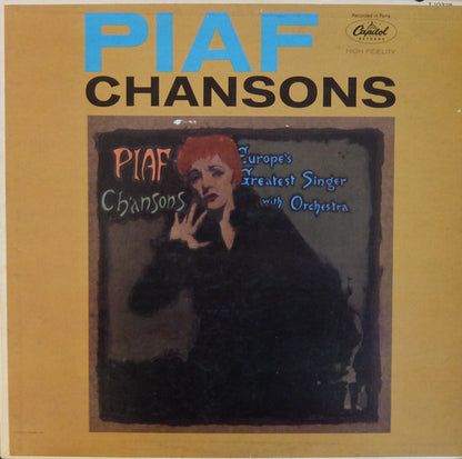 Edith Piaf : Chansons (LP, Mono)
