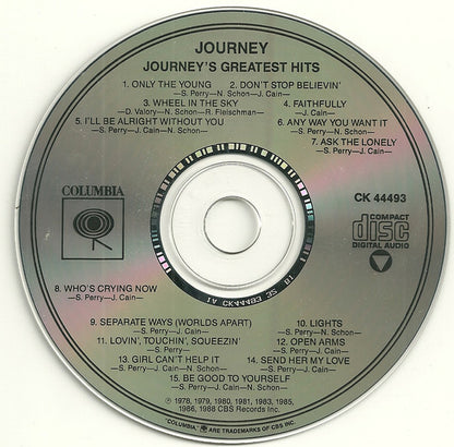 Journey : Greatest Hits (CD, Comp, Club, RE, RM, RP, Pit)