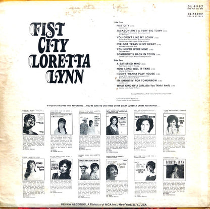 Loretta Lynn : Fist City (LP, Glo)