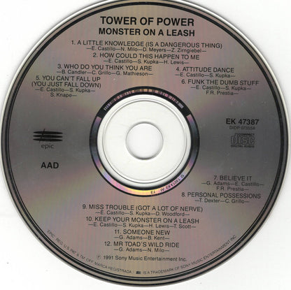 Tower Of Power : Monster On A Leash (CD, Album, RP)