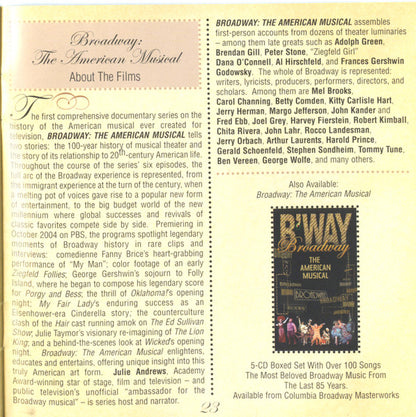 Various : Broadway : The American Musical (Box, Comp + 5xCD, Comp)