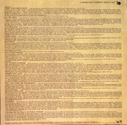 Carole King : Tapestry (LP, Album, Smo)