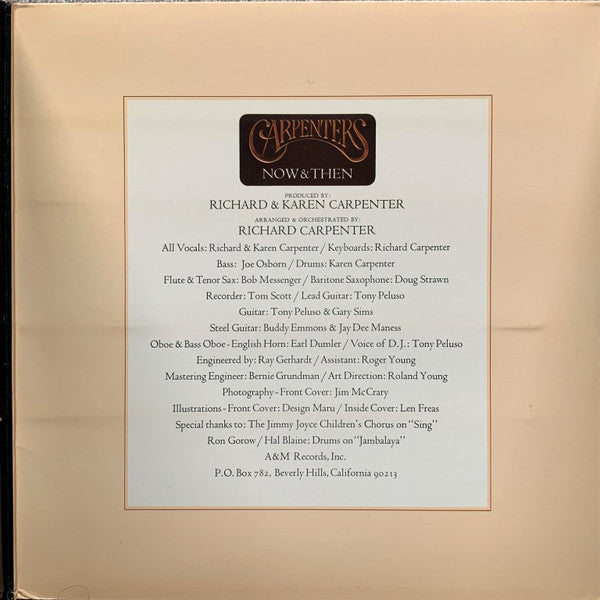 Carpenters : Now & Then (LP, Album, Ter)