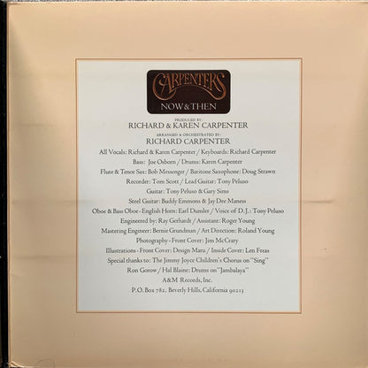 Carpenters : Now & Then (LP, Album, Ter)