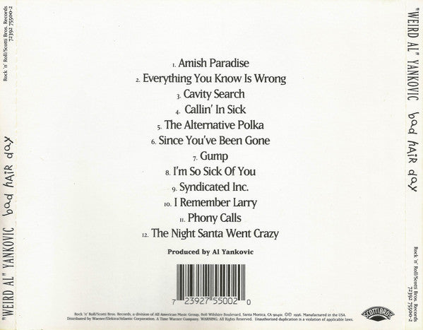 "Weird Al" Yankovic : Bad Hair Day (CD, Album, SRC)