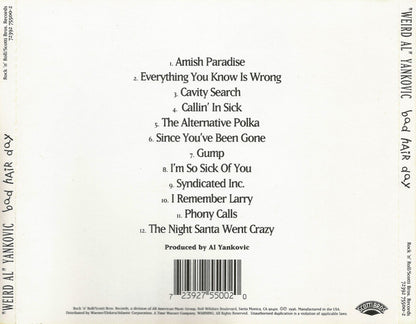 "Weird Al" Yankovic : Bad Hair Day (CD, Album, SRC)