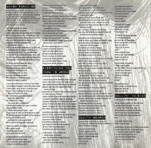 "Weird Al" Yankovic : Bad Hair Day (CD, Album, SRC)