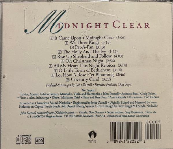 Various : Midnight Clear (An Intimate Acoustic Christmas With Guitars & Other Instruments) (CD, Comp)