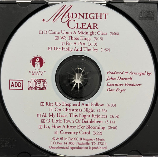 Various : Midnight Clear (An Intimate Acoustic Christmas With Guitars & Other Instruments) (CD, Comp)
