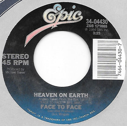 Face To Face (3) : 10-9-8 (7", Single)