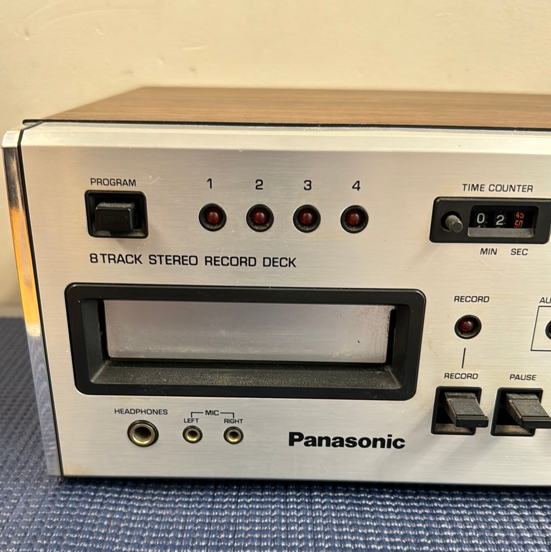 Panasonic RS-808 Eight Track Player and Recorder – The Turntable Store