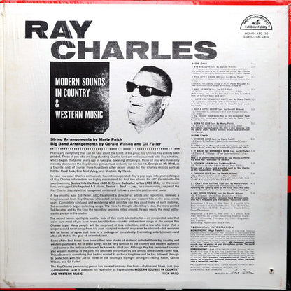 Ray Charles : Modern Sounds In Country And Western Music (LP, Album, RE, Tru)