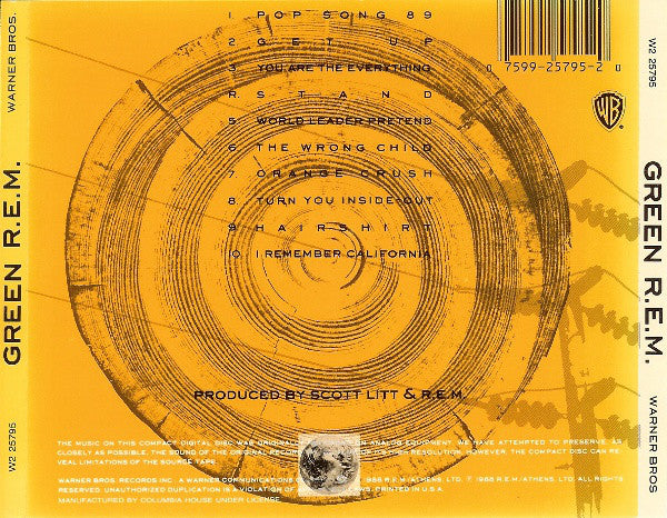 Buy R.E.M. : Green (CD, Album, Club, CRC) Online for a great price