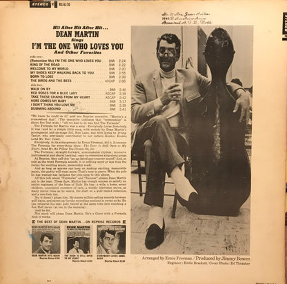 Dean Martin : (Remember Me) I'm The One Who Loves You (LP, Album, Pit)