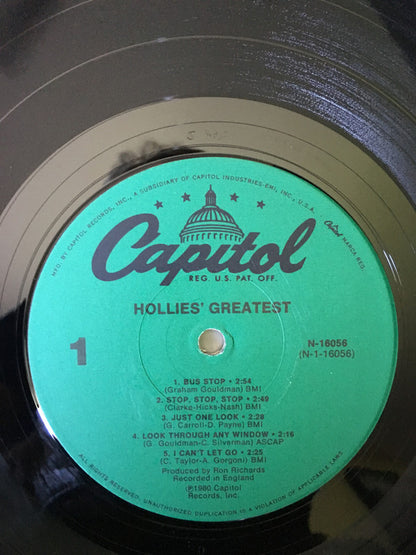 The Hollies : Hollies' Greatest (LP, Comp, Mono)