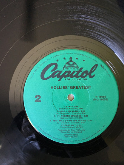 The Hollies : Hollies' Greatest (LP, Comp, Mono)