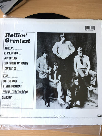 The Hollies : Hollies' Greatest (LP, Comp, Mono)