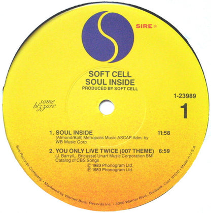 Soft Cell : Soul Inside (12", MiniAlbum, Win)