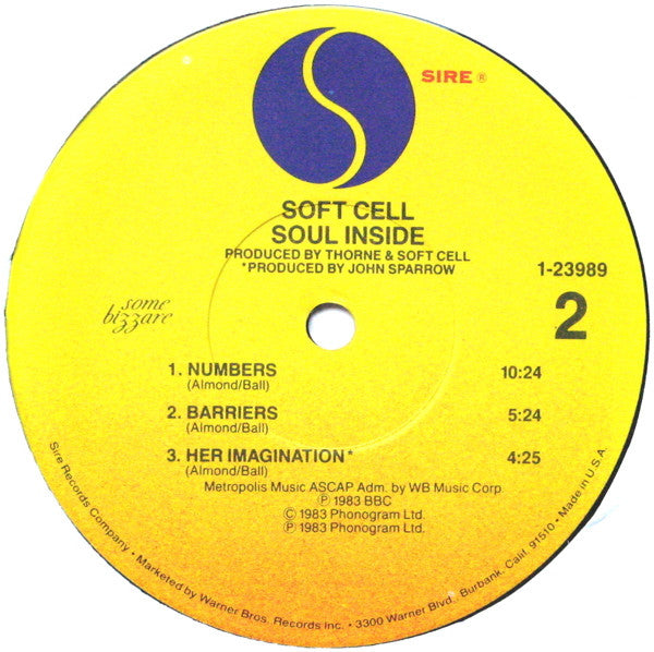 Soft Cell : Soul Inside (12", MiniAlbum, Win)