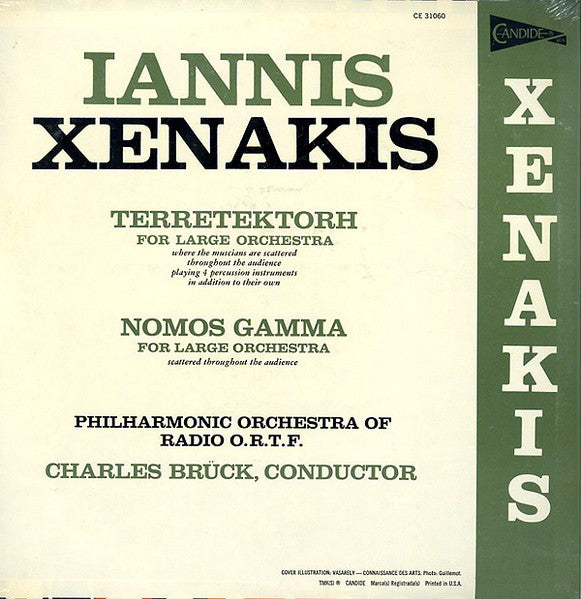 Iannis Xenakis : Terretektorh · Nomos Gamma (LP)