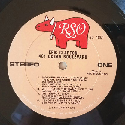 Eric Clapton : 461 Ocean Boulevard (LP, Album, LY,)