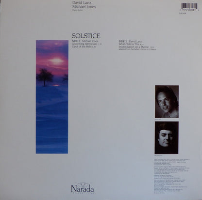 David Lanz, Michael Jones : Solstice (Piano Solos) (LP, Album)