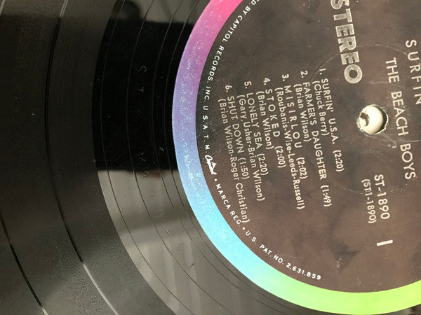 The Beach Boys : Surfin' USA (LP, Album, Los)