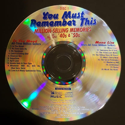 Various : You Must Remember This -  Million-Selling Memories Of The 40s & 50s (4xCD, Comp, Col)