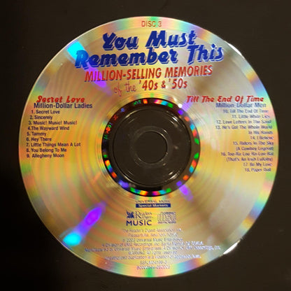 Various : You Must Remember This -  Million-Selling Memories Of The 40s & 50s (4xCD, Comp, Col)