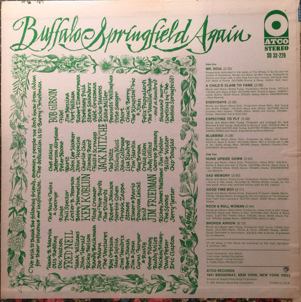 Buffalo Springfield : Buffalo Springfield Again (LP, Album, PR)