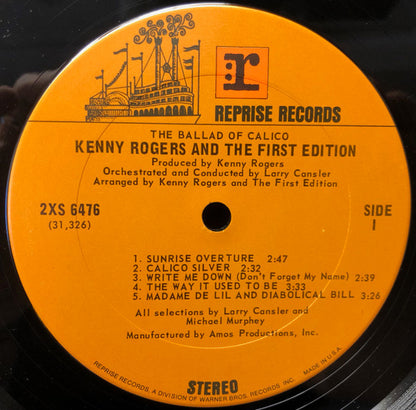 Kenny Rogers & The First Edition : The Ballad Of Calico (2xLP, Album, San)